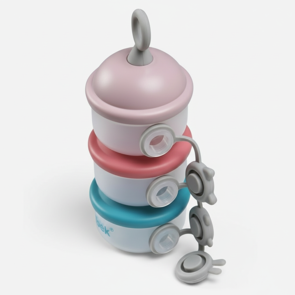 Bebek® 3-Layer Baby Food & Milk Powder Container Bebek Egypt