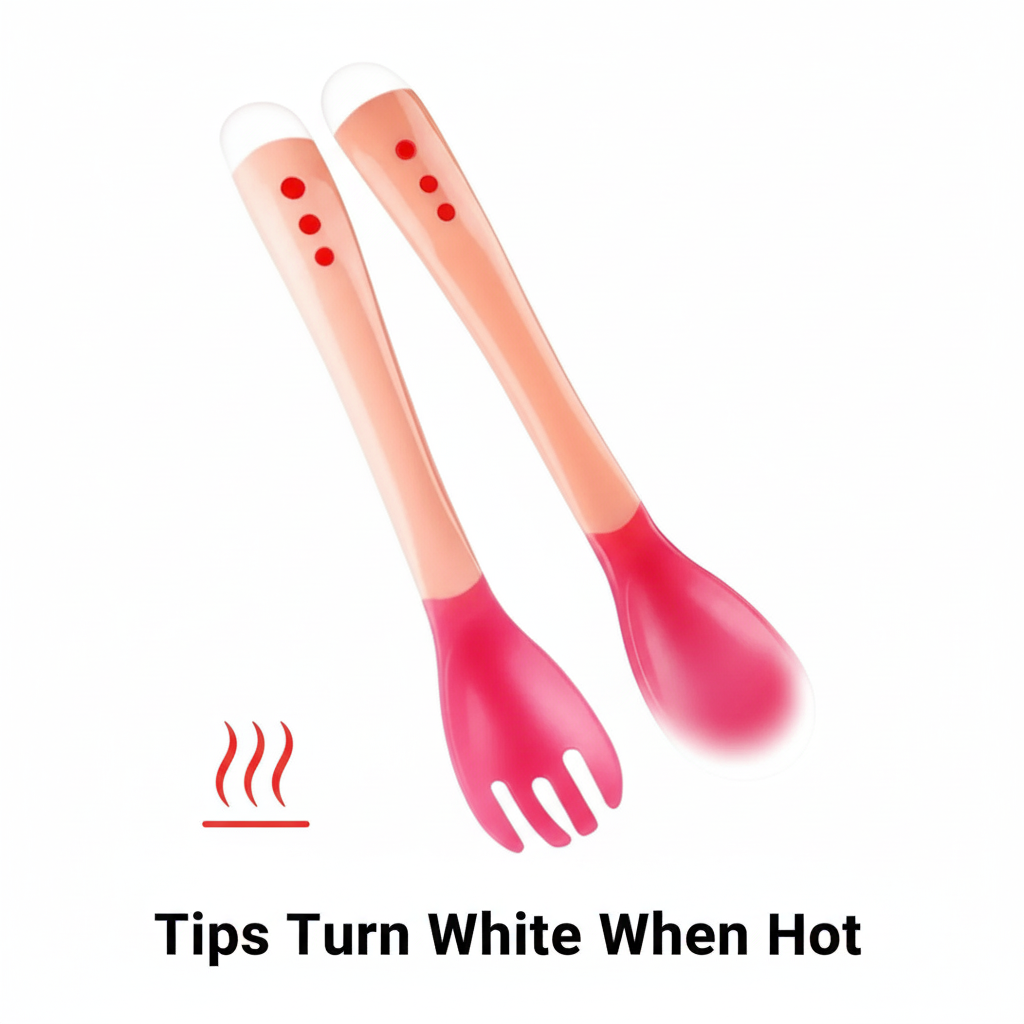 Bebek® Heat Sensitive Spoon & Fork Bebek Egypt