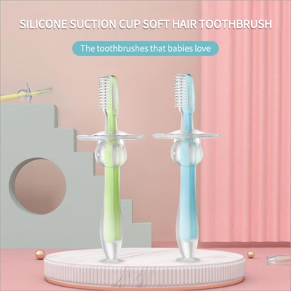 Bebek® Anti-Choke Silicone Baby Toothbrush With Suction Base Bebek Egypt