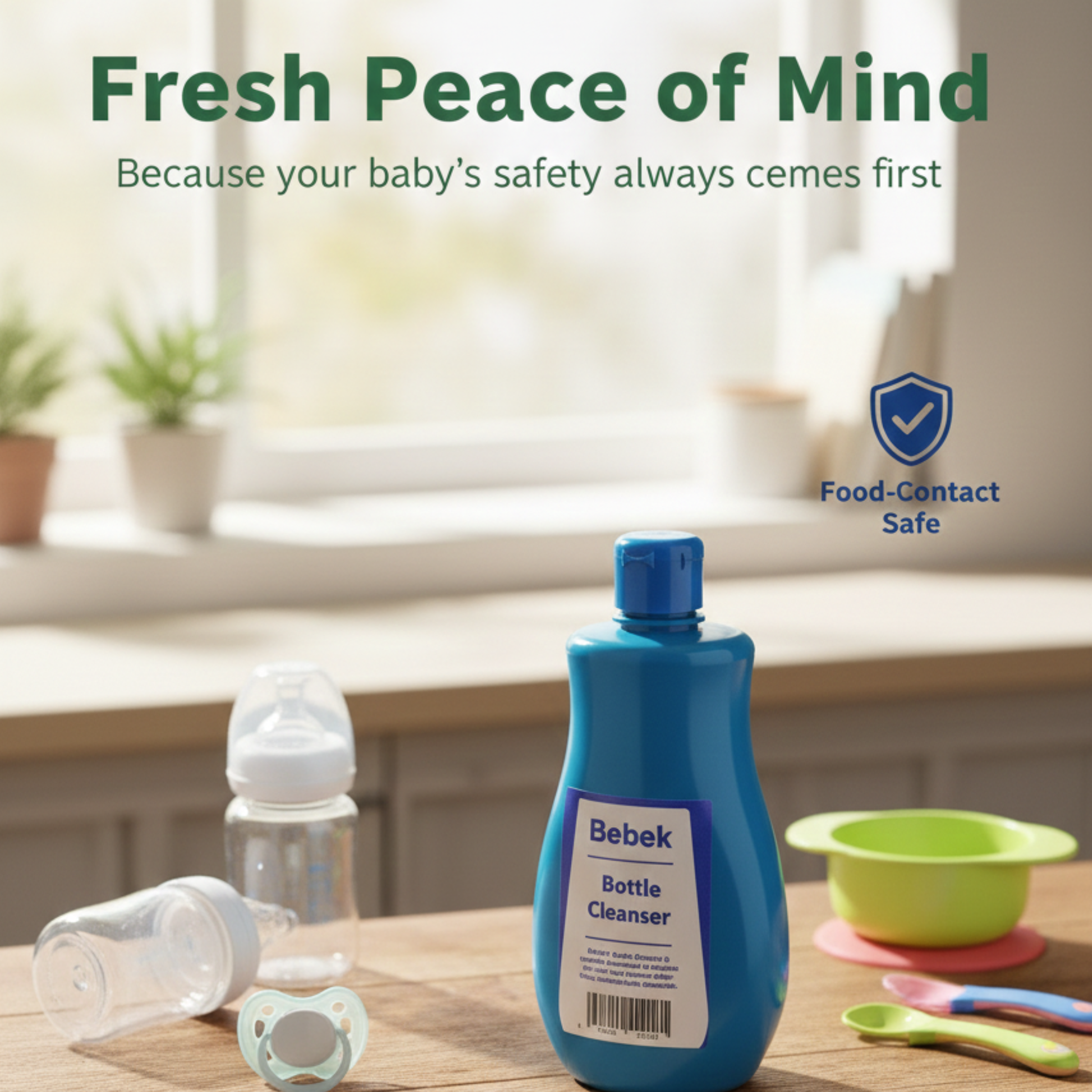 Bebek® Baby Bottle Cleanser – 500ml Bebek