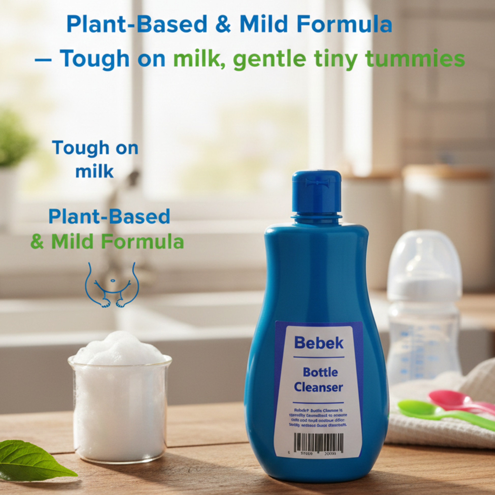 Bebek® Baby Bottle Cleanser – 500ml Bebek