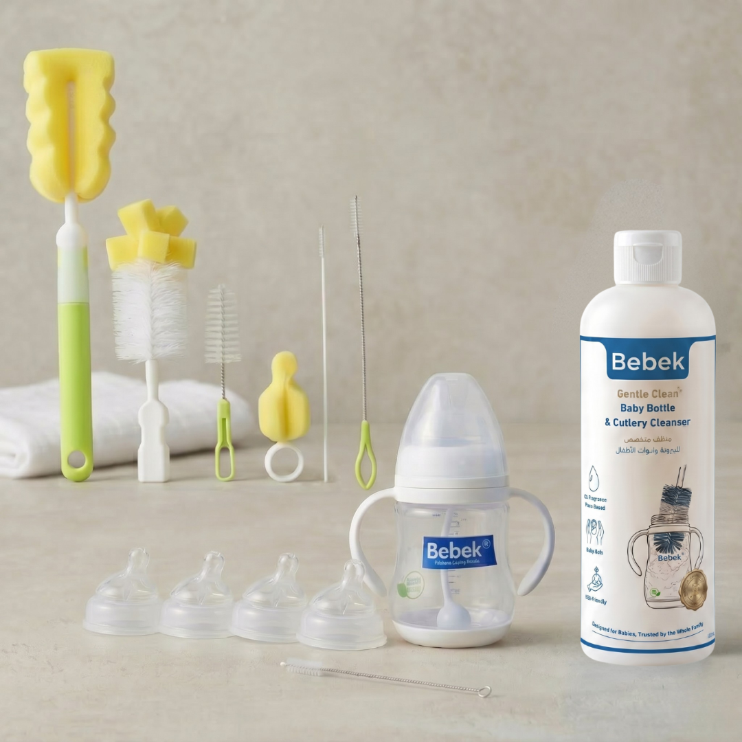 Bebek Grow With Me Bundle | Complete 2-Year Baby Feeding & Cleaning Set Bebek Egypt