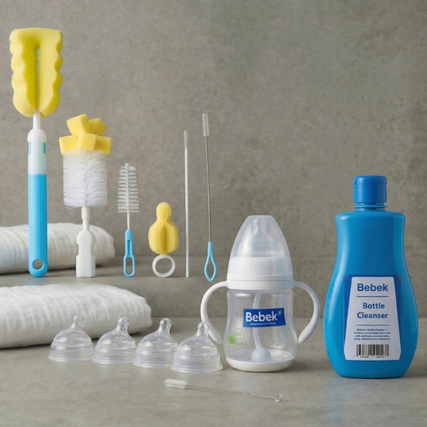 Bebek Grow With Me Bundle | Complete 2-Year Baby Feeding & Cleaning Set Bebek Egypt