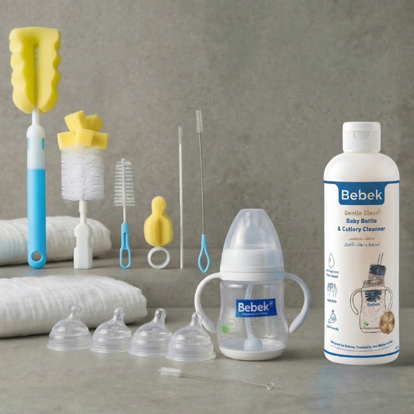 Bebek Grow With Me Bundle | Complete 2-Year Baby Feeding & Cleaning Set Bebek Egypt
