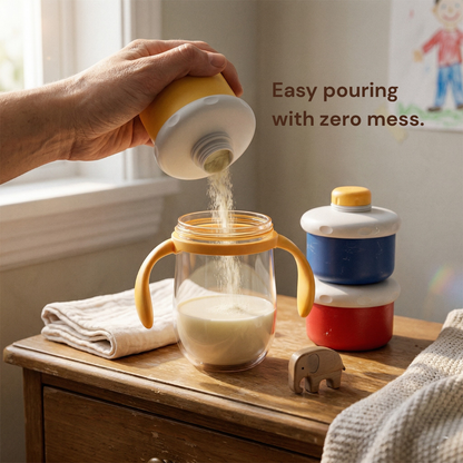 Bebek® Multi-Layer Smart Container + Gift (Soft Silicone Spoon) Bebek Egypt