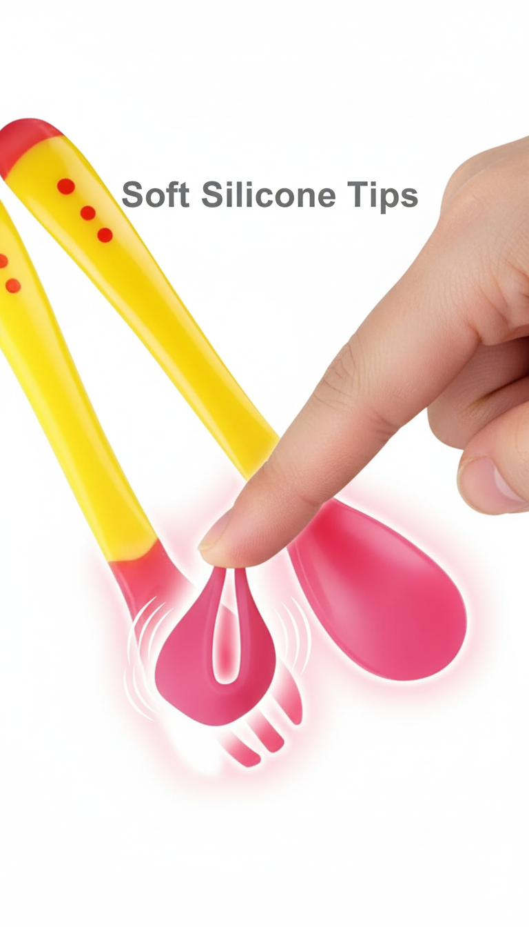 Bebek® Heat Sensitive Spoon & Fork Bebek Egypt