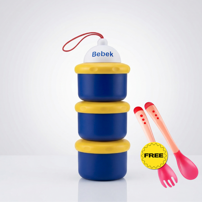 Bebek® Multi-Layer Smart Container + Gift (Soft Silicone Spoon)