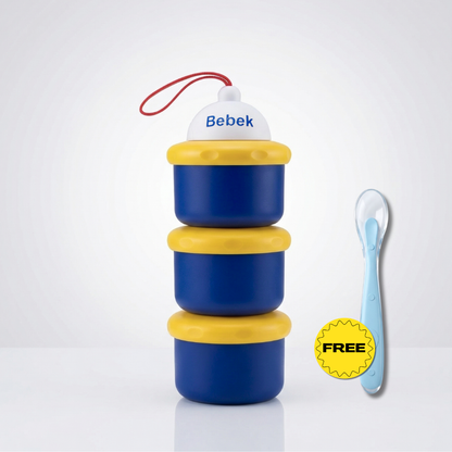 Bebek® Multi-Layer Smart Container + Gift (Soft Silicone Spoon)