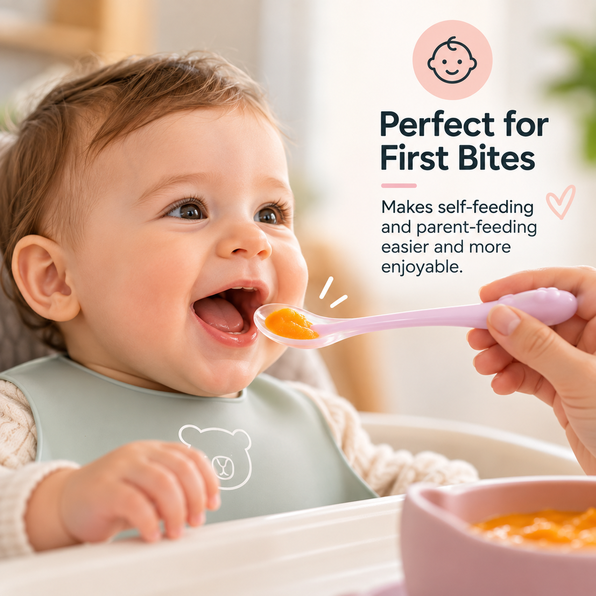 ‎معلقة السيليكون من Bebek®