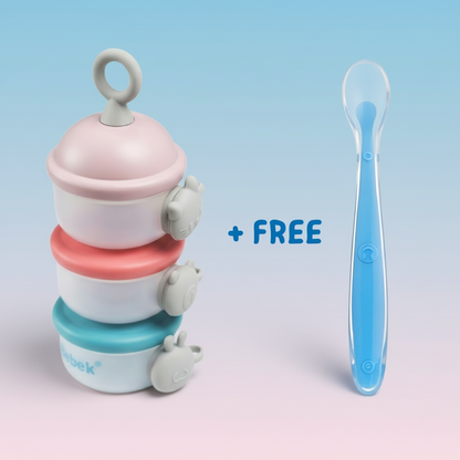Bebek® 3-Layer Baby Food & Milk Powder Container Bebek Egypt